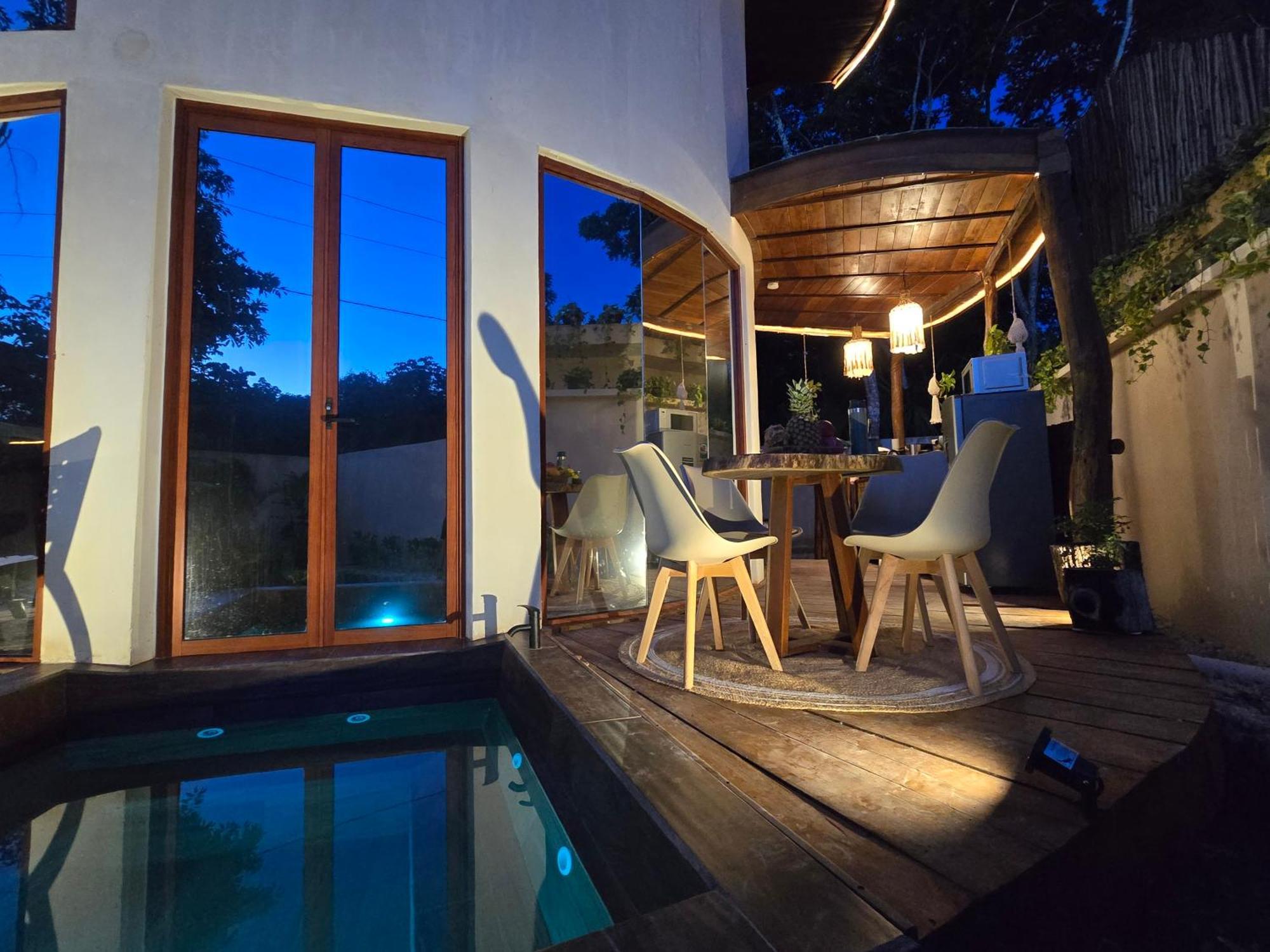 Villa Con Jacuzzi En Bacalar Buenavista  Esterno foto