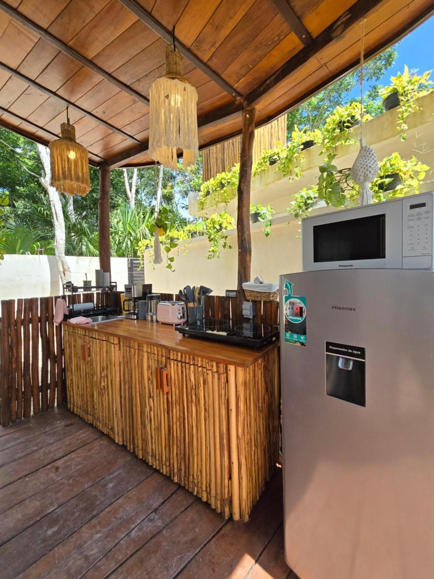 Villa Con Jacuzzi En Bacalar Buenavista  Esterno foto