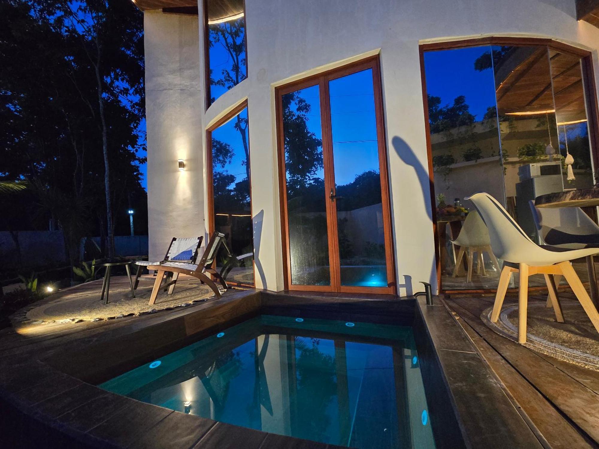 Villa Con Jacuzzi En Bacalar Buenavista  Esterno foto