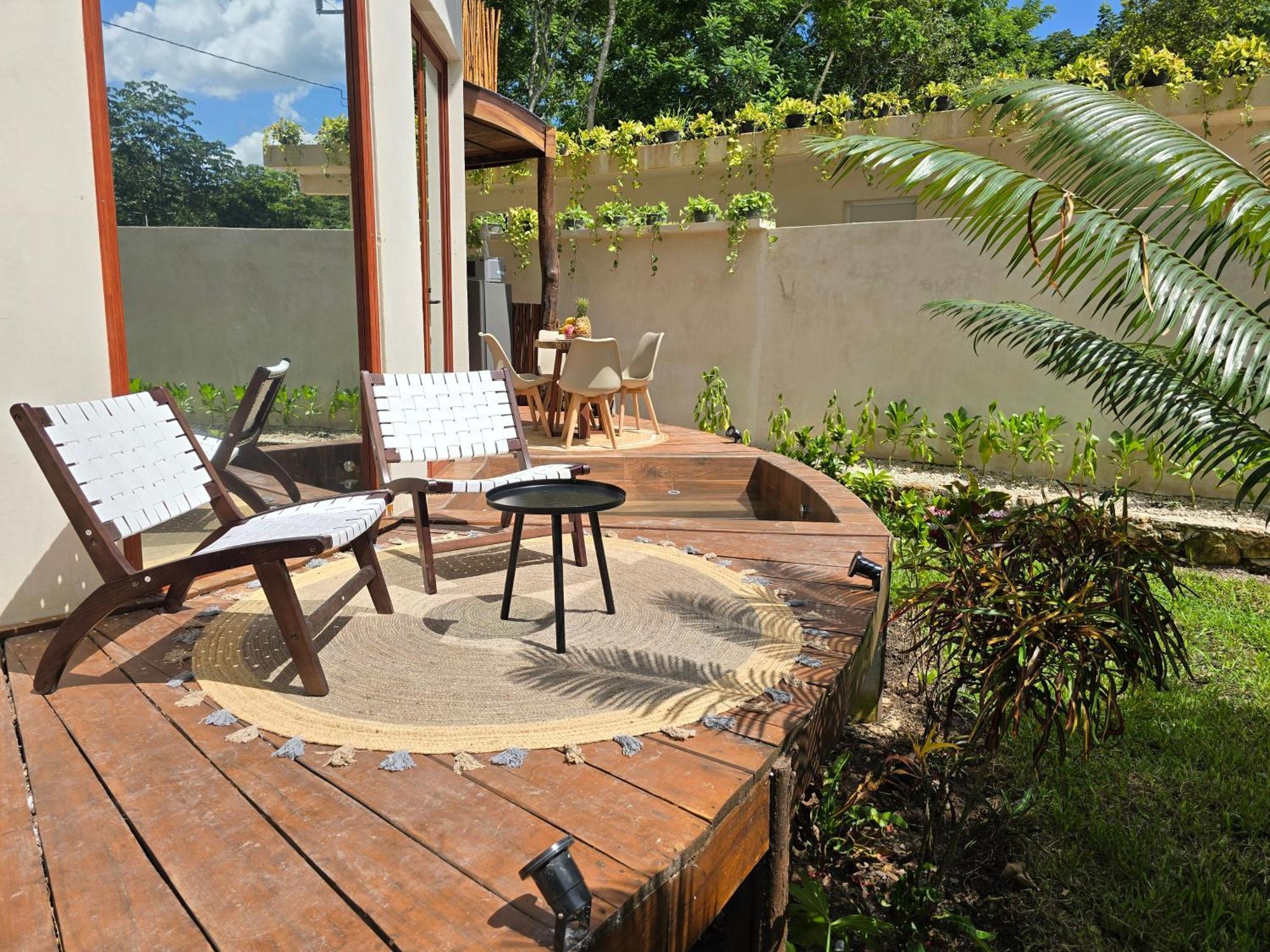 Villa Con Jacuzzi En Bacalar Buenavista  Esterno foto