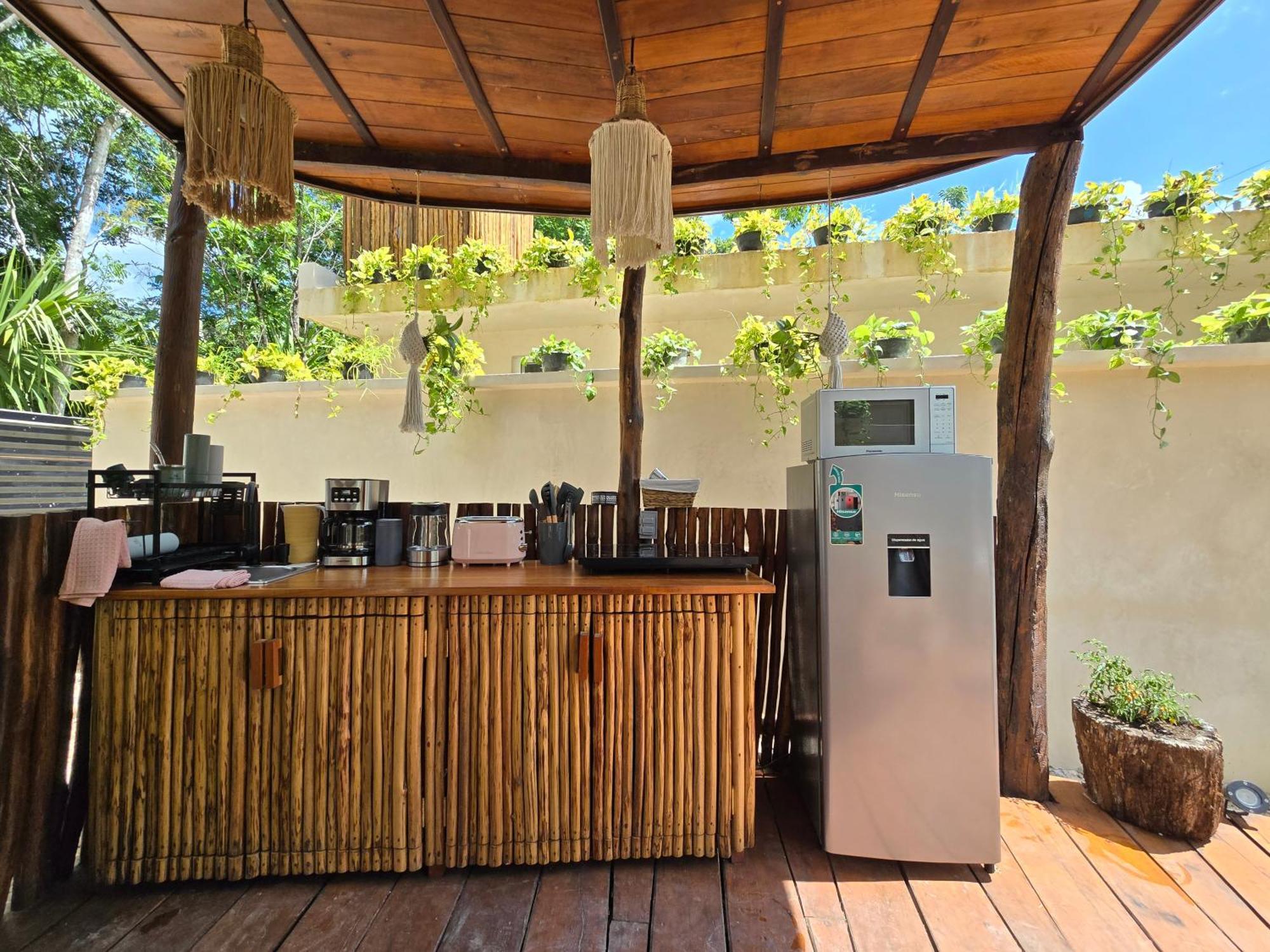 Villa Con Jacuzzi En Bacalar Buenavista  Esterno foto