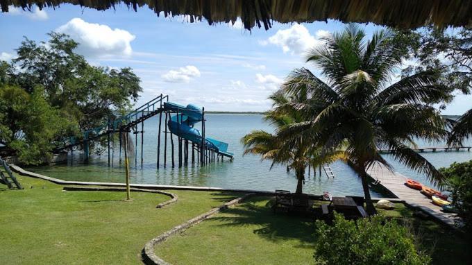 Villa Con Jacuzzi En Bacalar Buenavista  Esterno foto